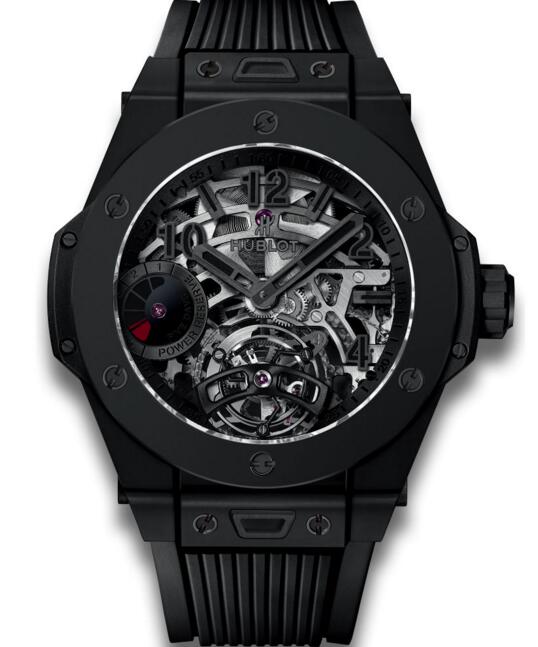 Replica Hublot Big Bang Tourbillon Power Reserve 5 Days All Black 405.CI.0110.RX watches